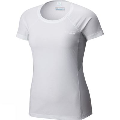 Camisa Columbia Titan Ultra Manga Corta Mujer Blancas - Chile OYN417598